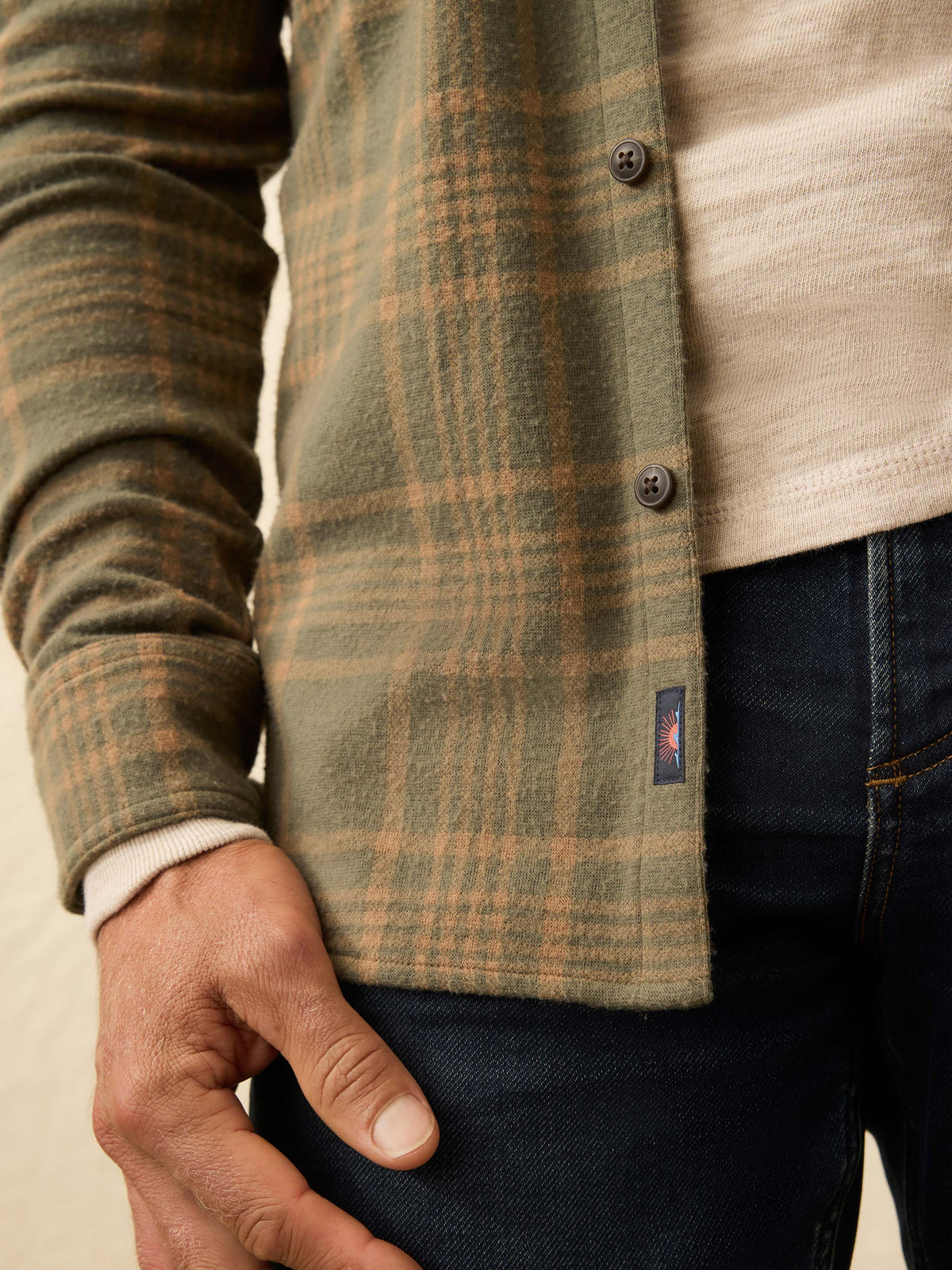 Legend Sweater Shirt - Woodland Olive Plaid