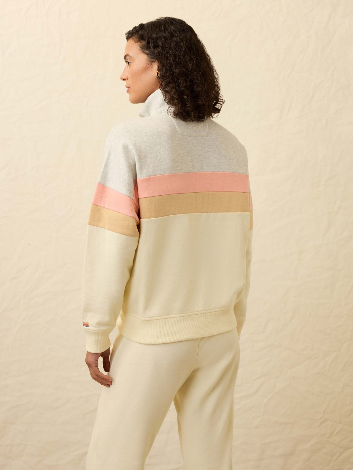 High Standard Fleece Quarter Zip - Golden Horizon
