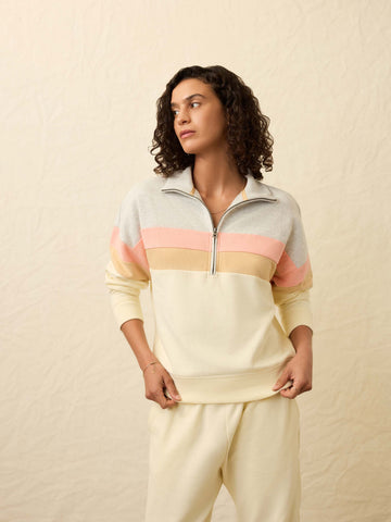 High Standard Fleece Quarter Zip - Golden Horizon