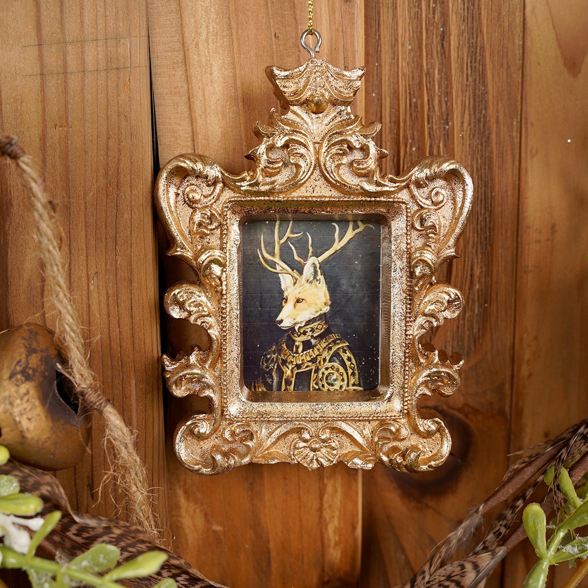 5Inch Baroque Gold Frame Ornament