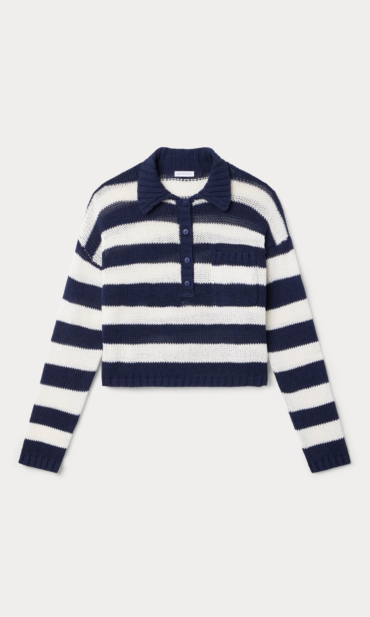 THE HARBOR SWEATER | HORIZON INK STRIPE