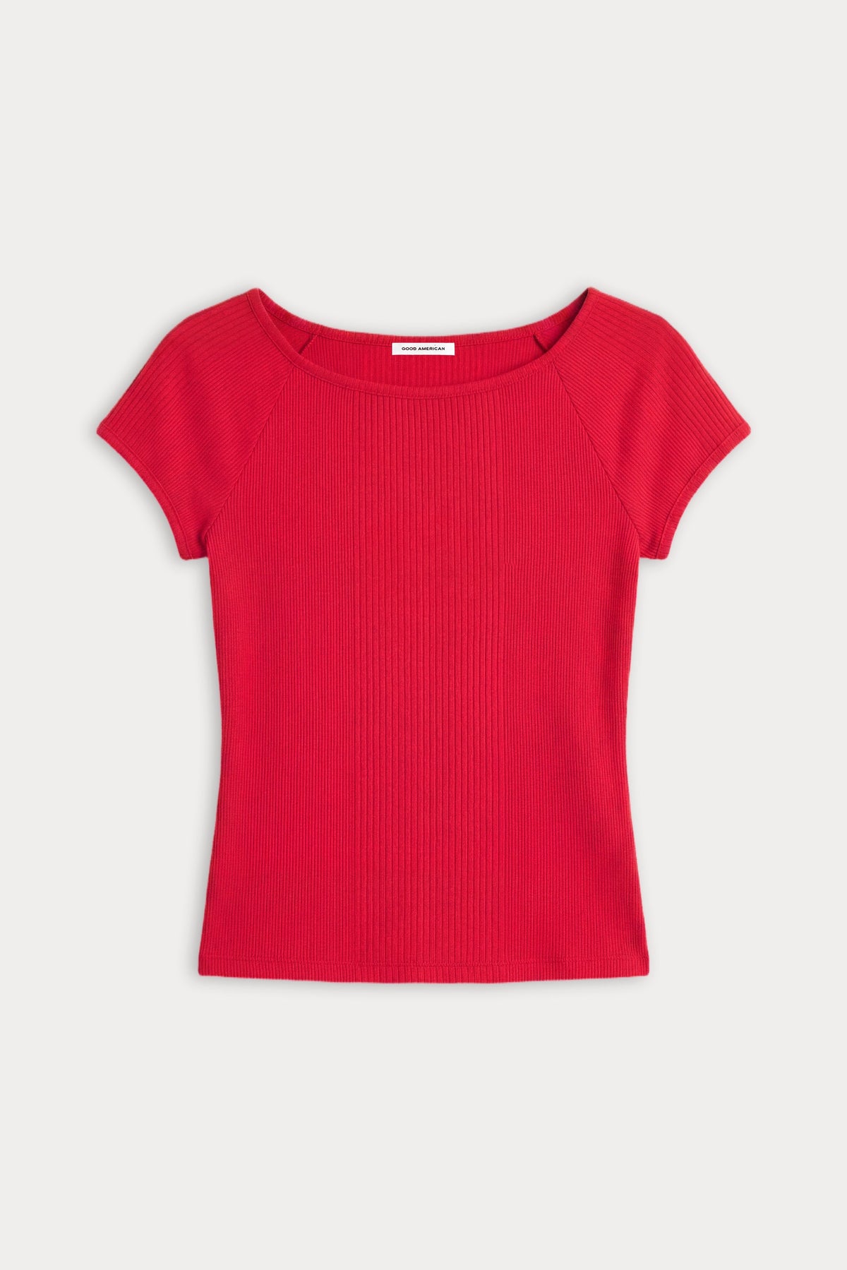 THE VARIEGATED RIB TOP | CRIMSON ROSE