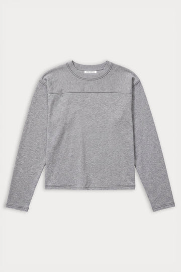 THE LONG SLEEVE GYM TEE | GREY MELANGE