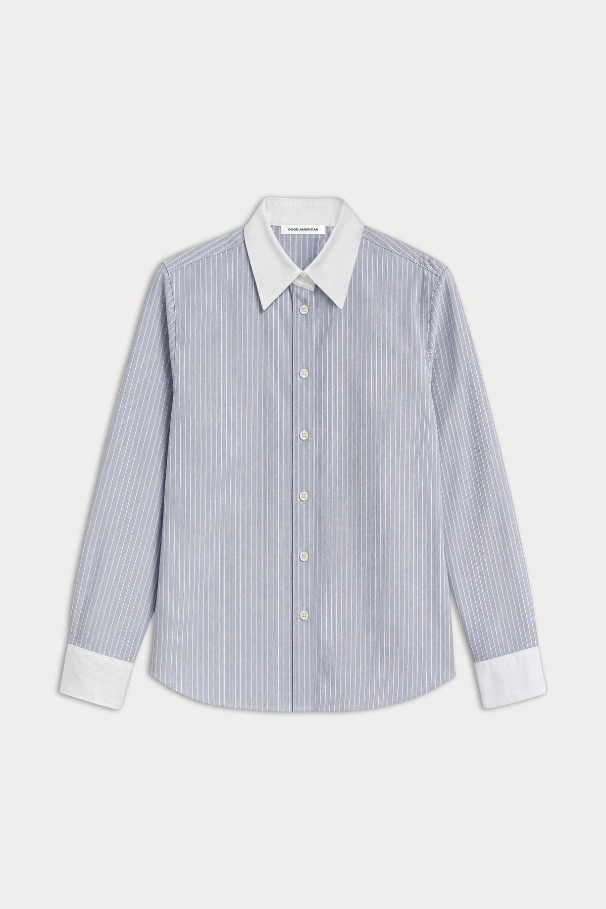 THE OXFORD CONTRAST SHIRT | SLATE BLUE STRIPE