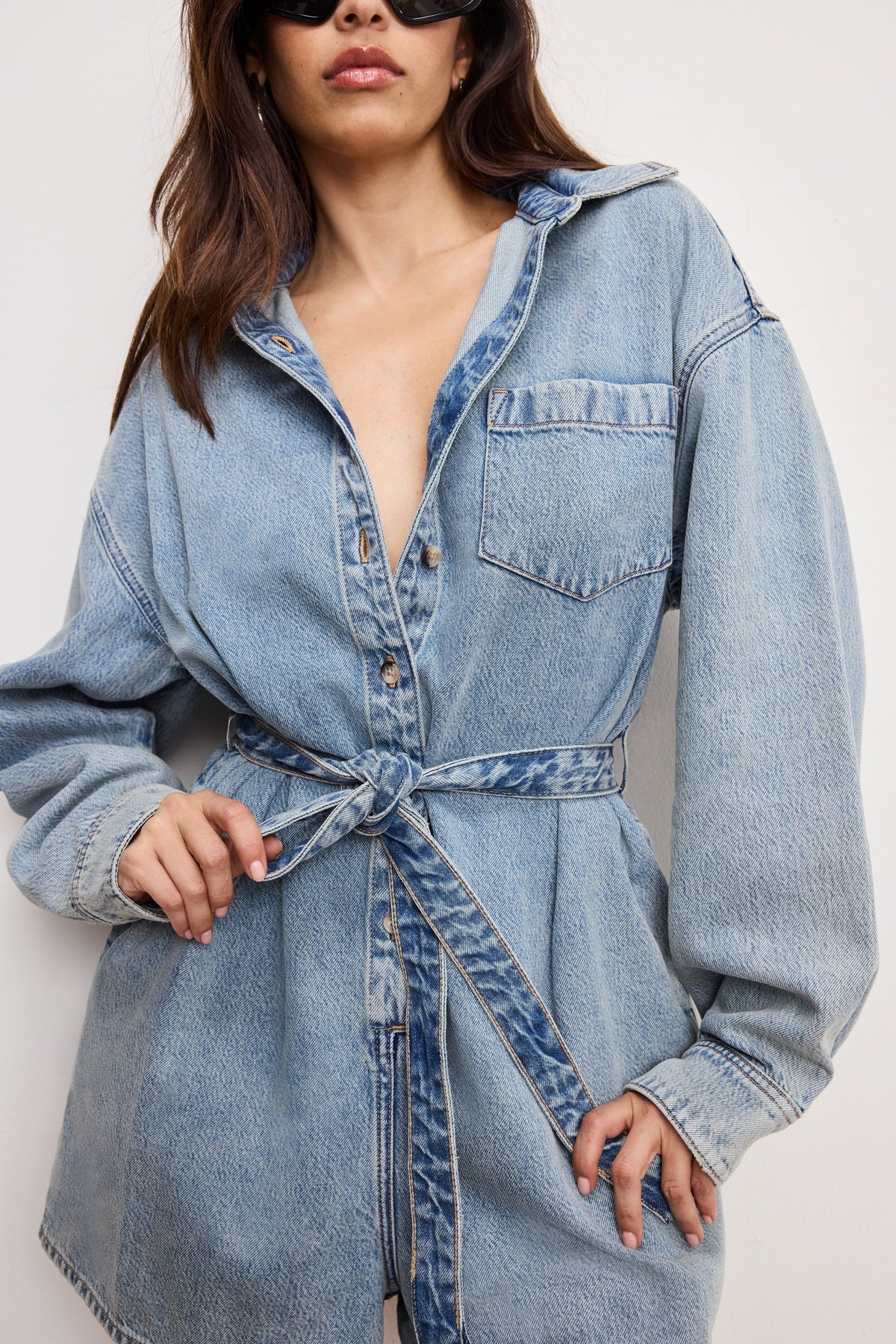 WEIGHTLESS DENIM ROMPER | INDIGO793