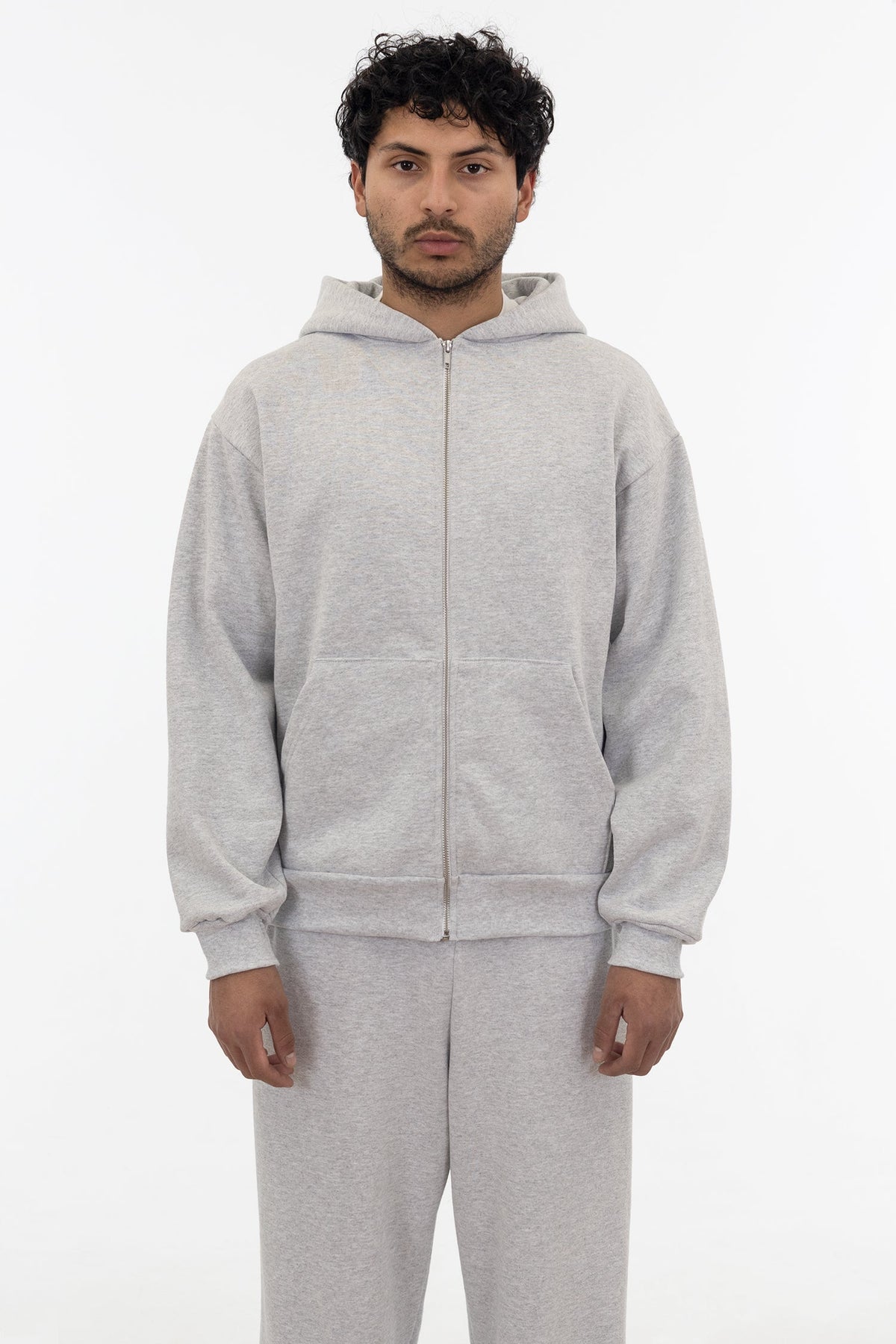 HF10 - Heavy Fleece Zip-Up Hoodie (Piece Dye)