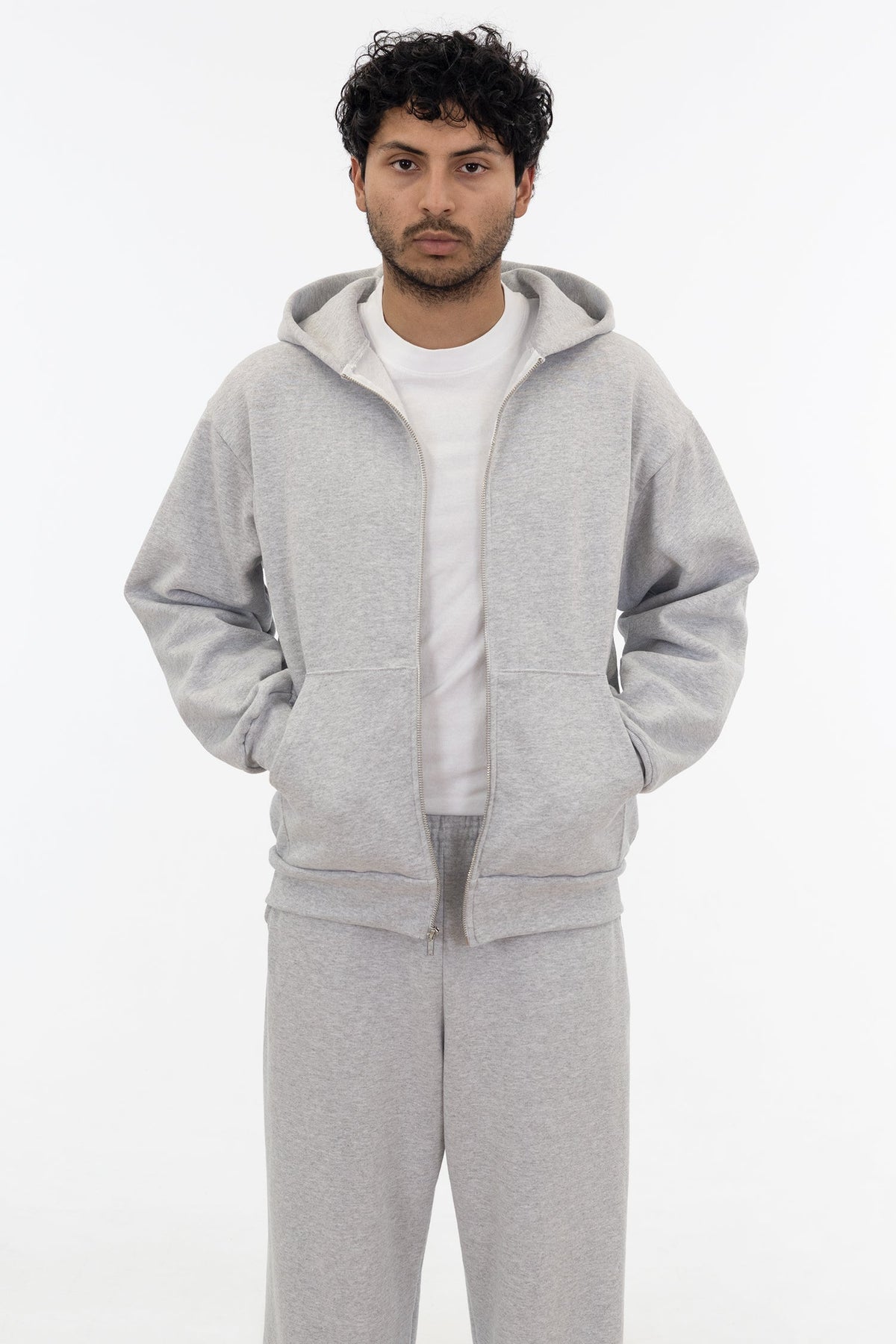 HF10 - Heavy Fleece Zip-Up Hoodie (Piece Dye)
