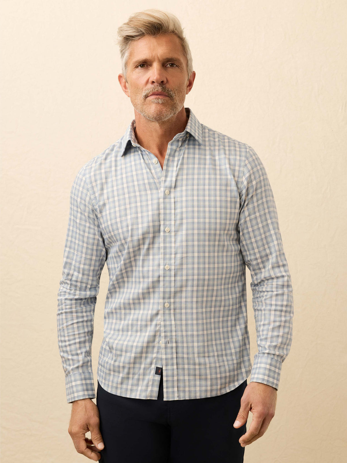 The Movement Shirt - Ivory Sea Plaid