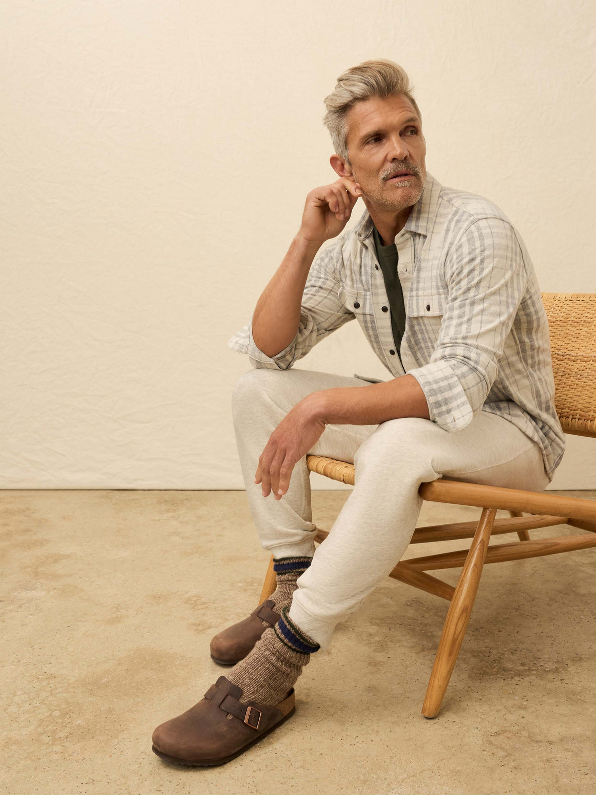 Legend Sweater Shirt - Cloud Ridge Plaid