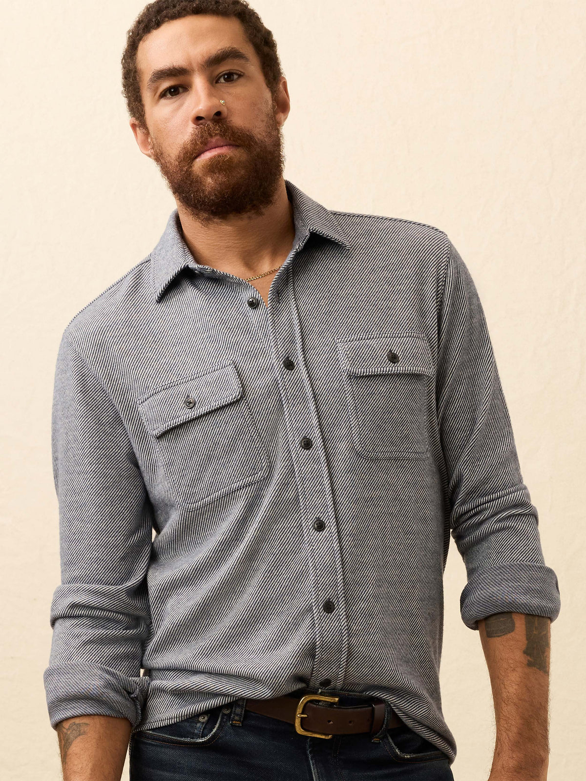 Legend Sweater Shirt - Navy Ink Twill