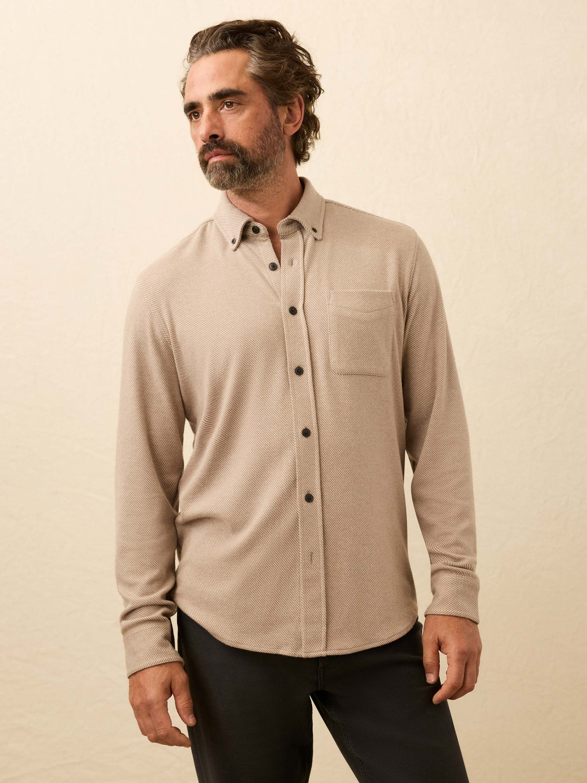 Legend Sweater Shirt (Single Pocket) - Timber Twill