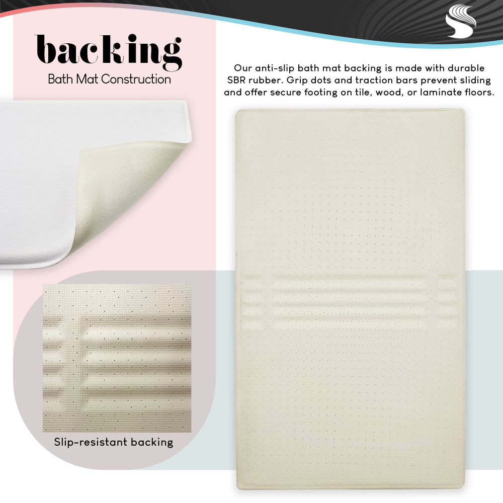 Emma Peal | Mystic Neutral Patterns Plush Bath Mat