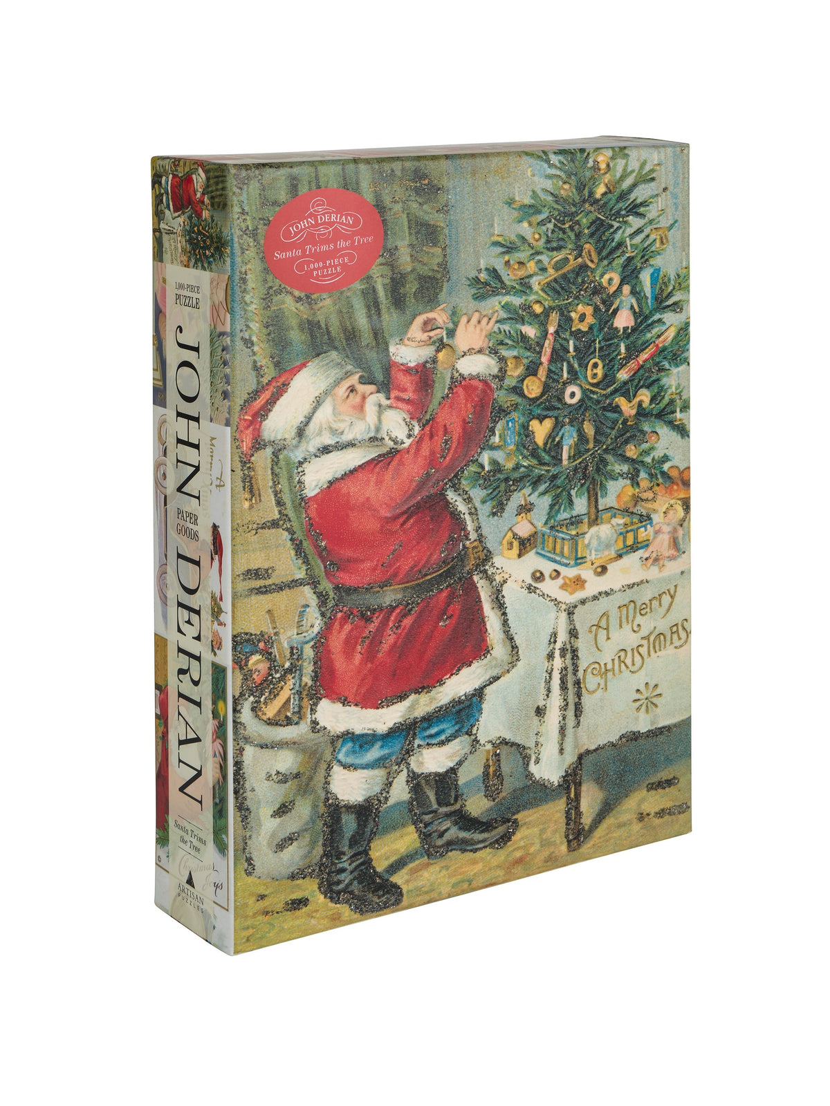John Derian Santa Trims the Tree 1,000 Piece Puzzle