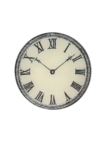 John Derian Timepiece Round Plate