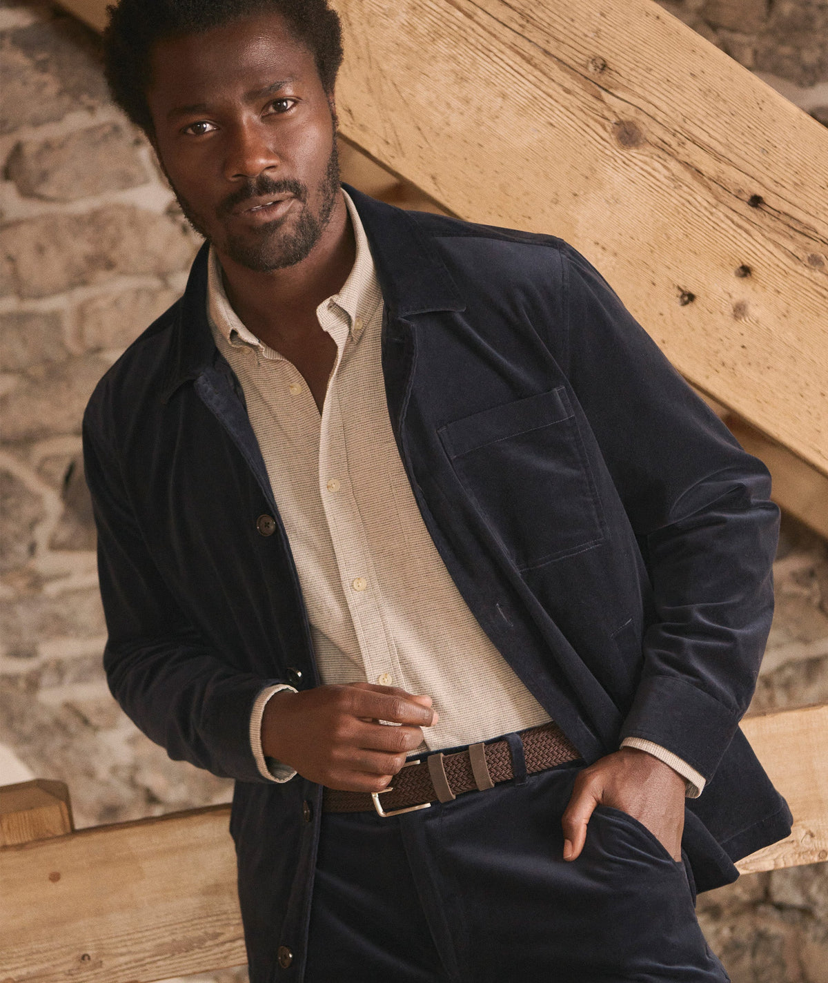 Lorenzo Velvet Overshirt