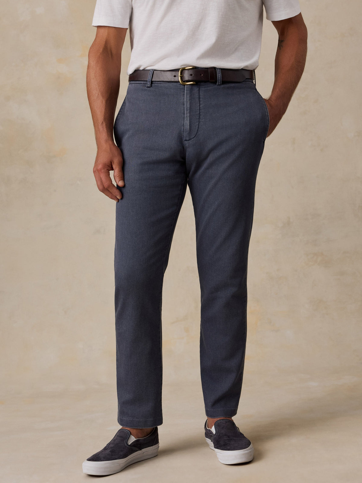 Stretch Terry Trouser - Midnight Storm