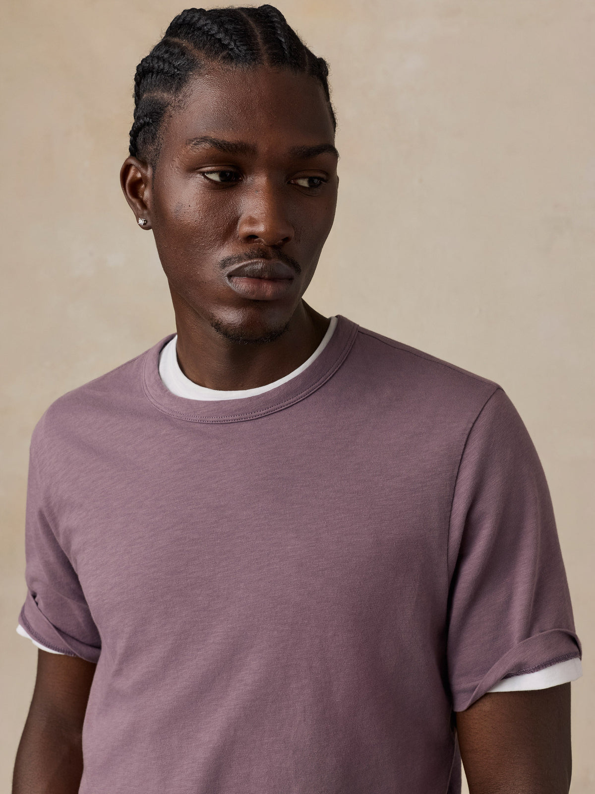 Sunwashed Regenerative Tee - Lilac Twilight