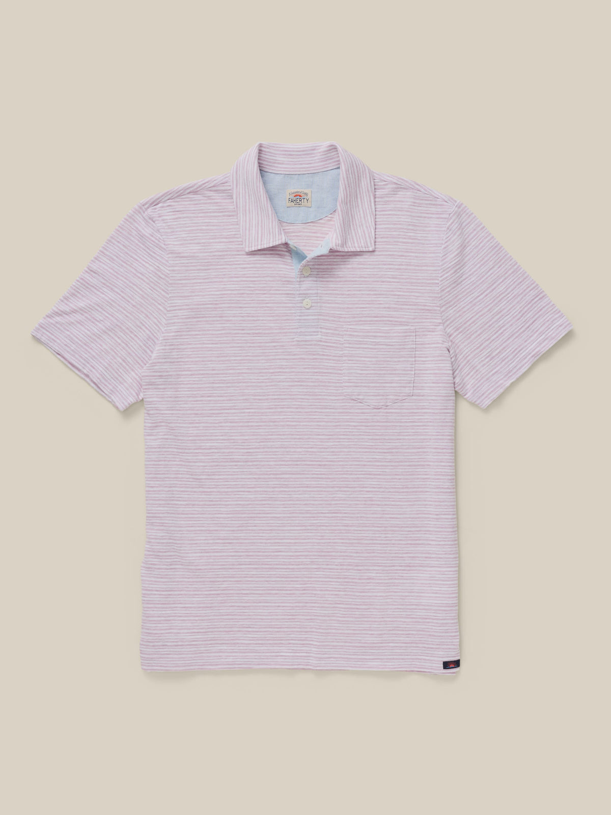 Short-Sleeve Breeze Polo - Orchid Wake Stripe
