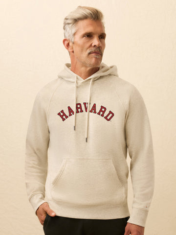 Harvard High Standard Fleece Hoodie - Antique Ivory Heather