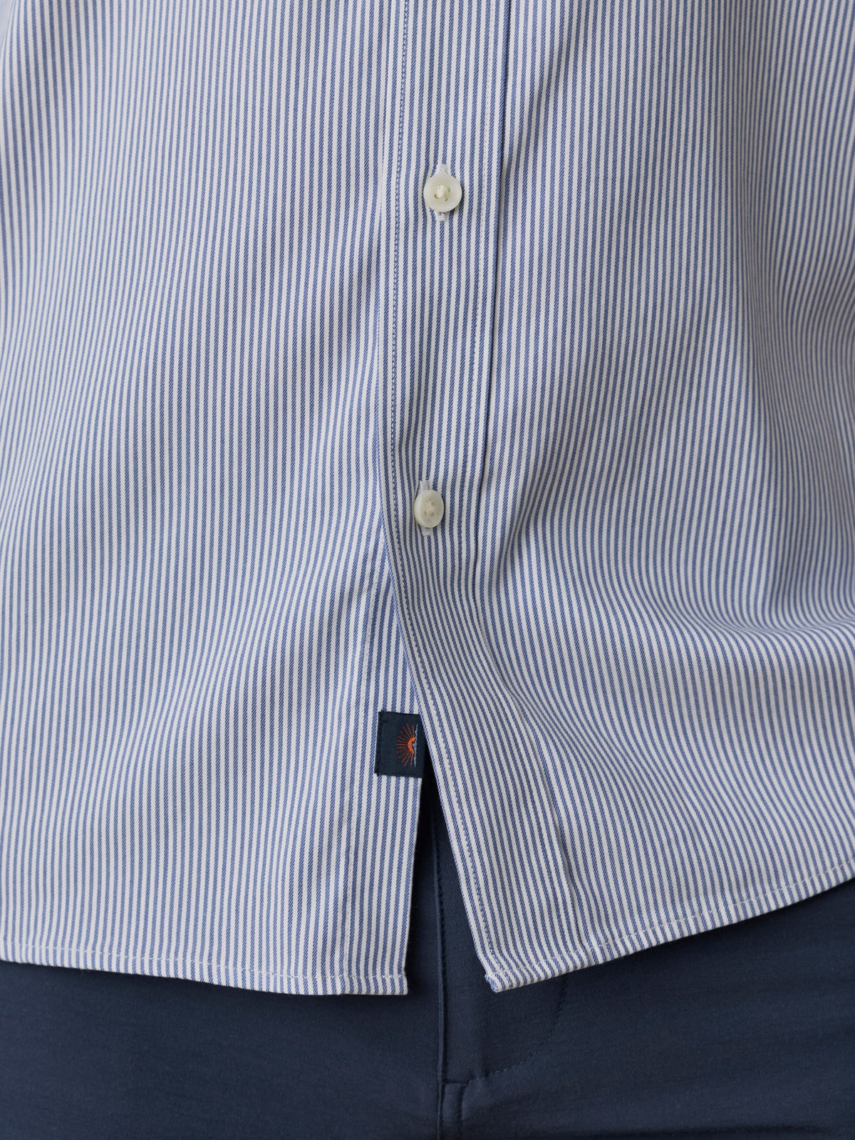 The Movement Shirt - Sapphire Cloud Stripe