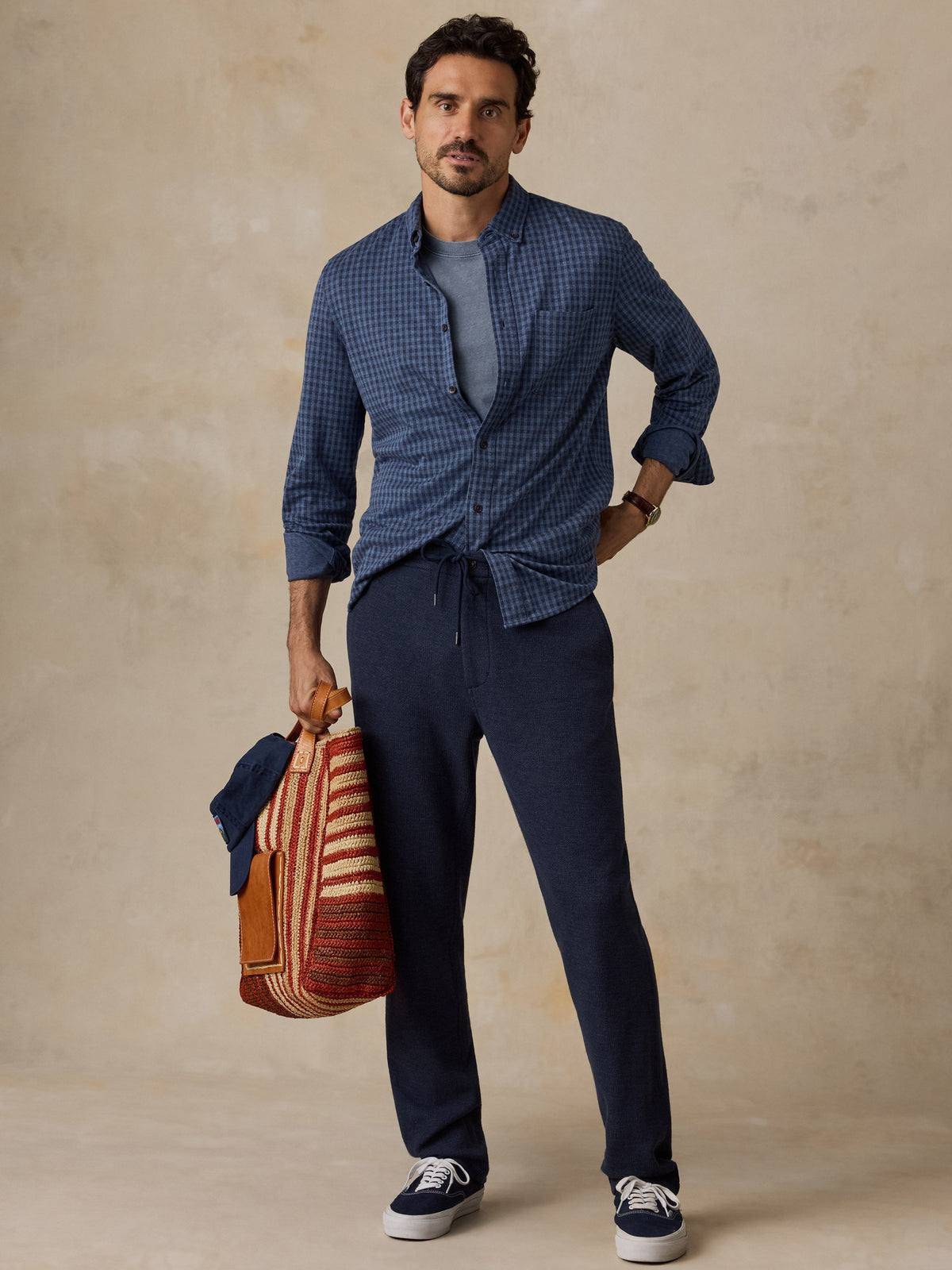 Coastline Knit Shirt - Clearbrook Gingham