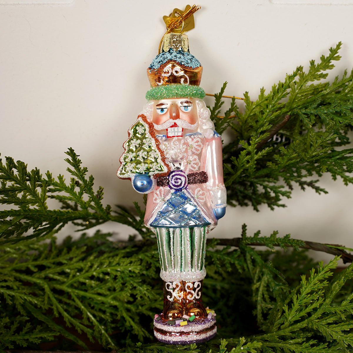 Noble Gems Glass Nutcracker Ornaments