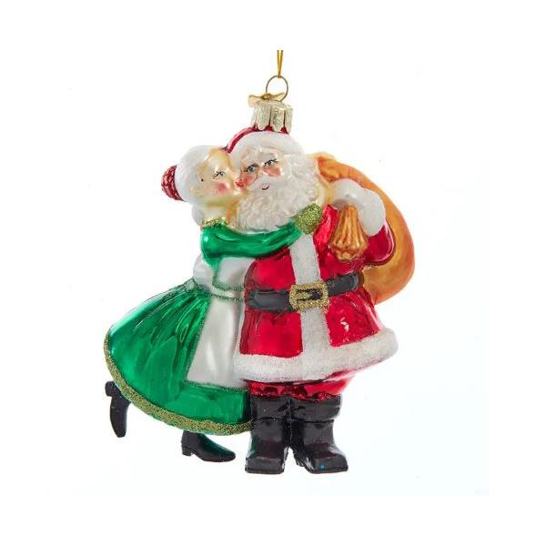 Noble Gems Santa and Mrs. Claus Kiss