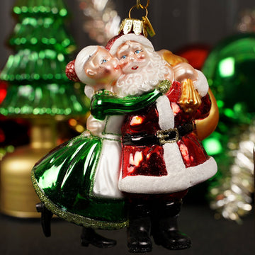 Noble Gems Santa and Mrs. Claus Kiss