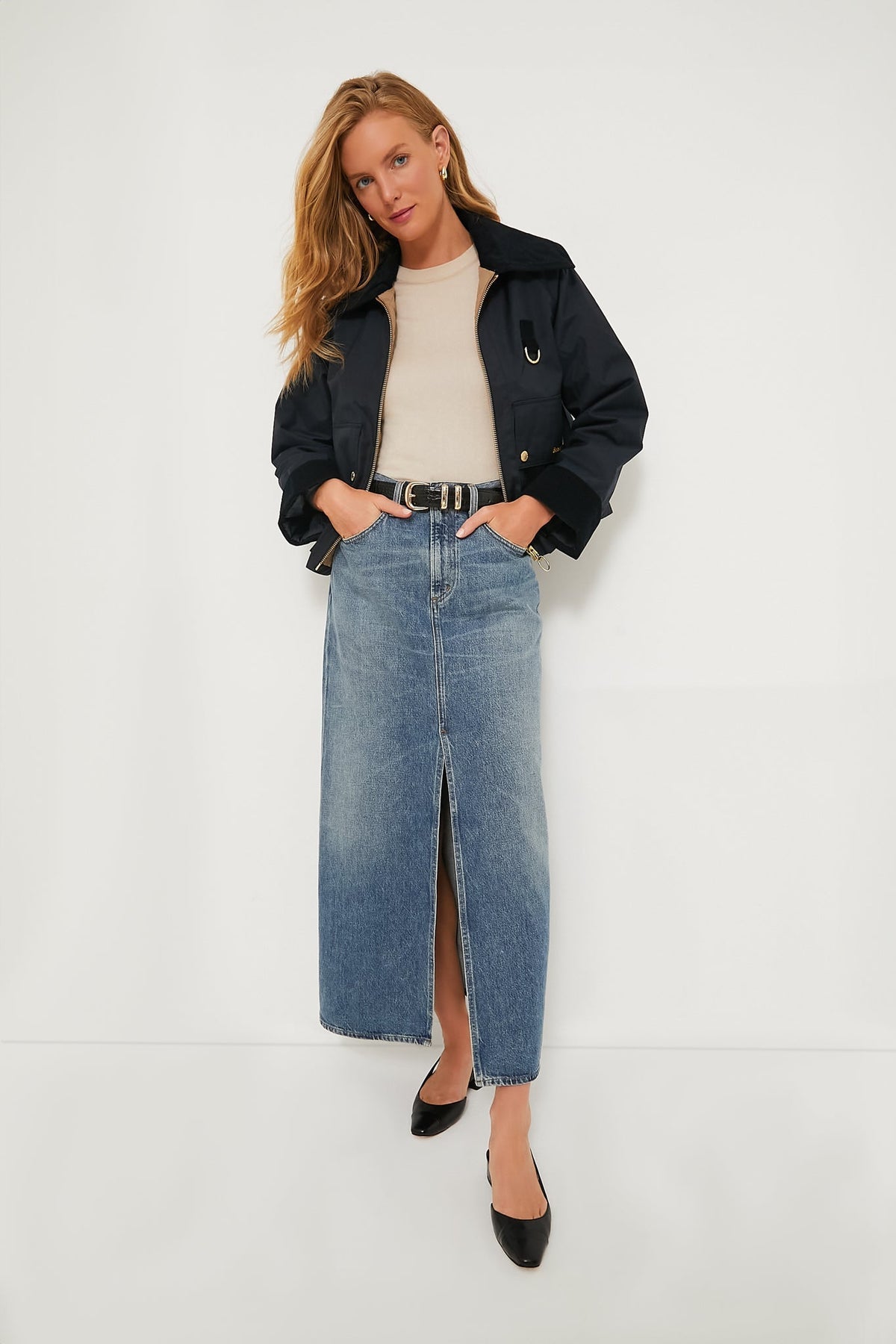 Dark Navy Nora Casual Jacket
