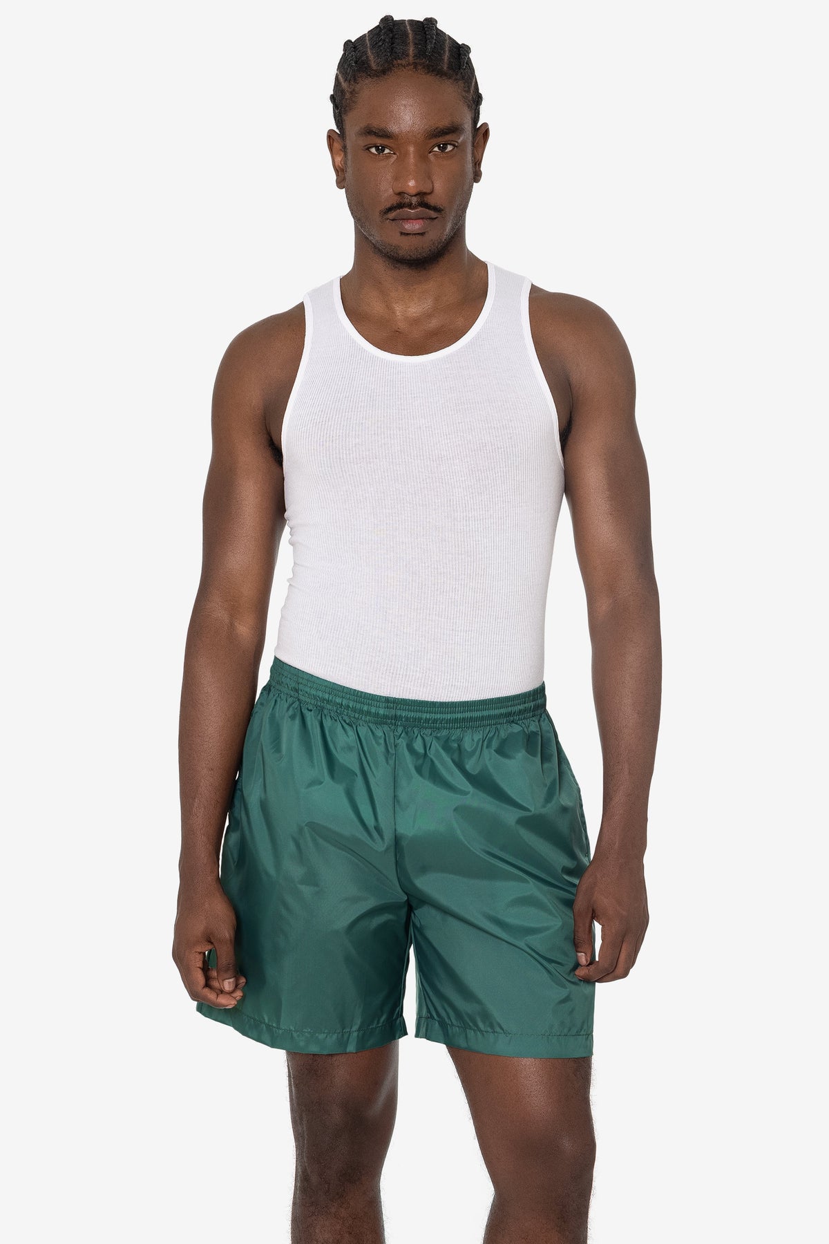 RNF412 - Men's-Unisex Nylon Taffeta Wide Shorts / Swim Trunk