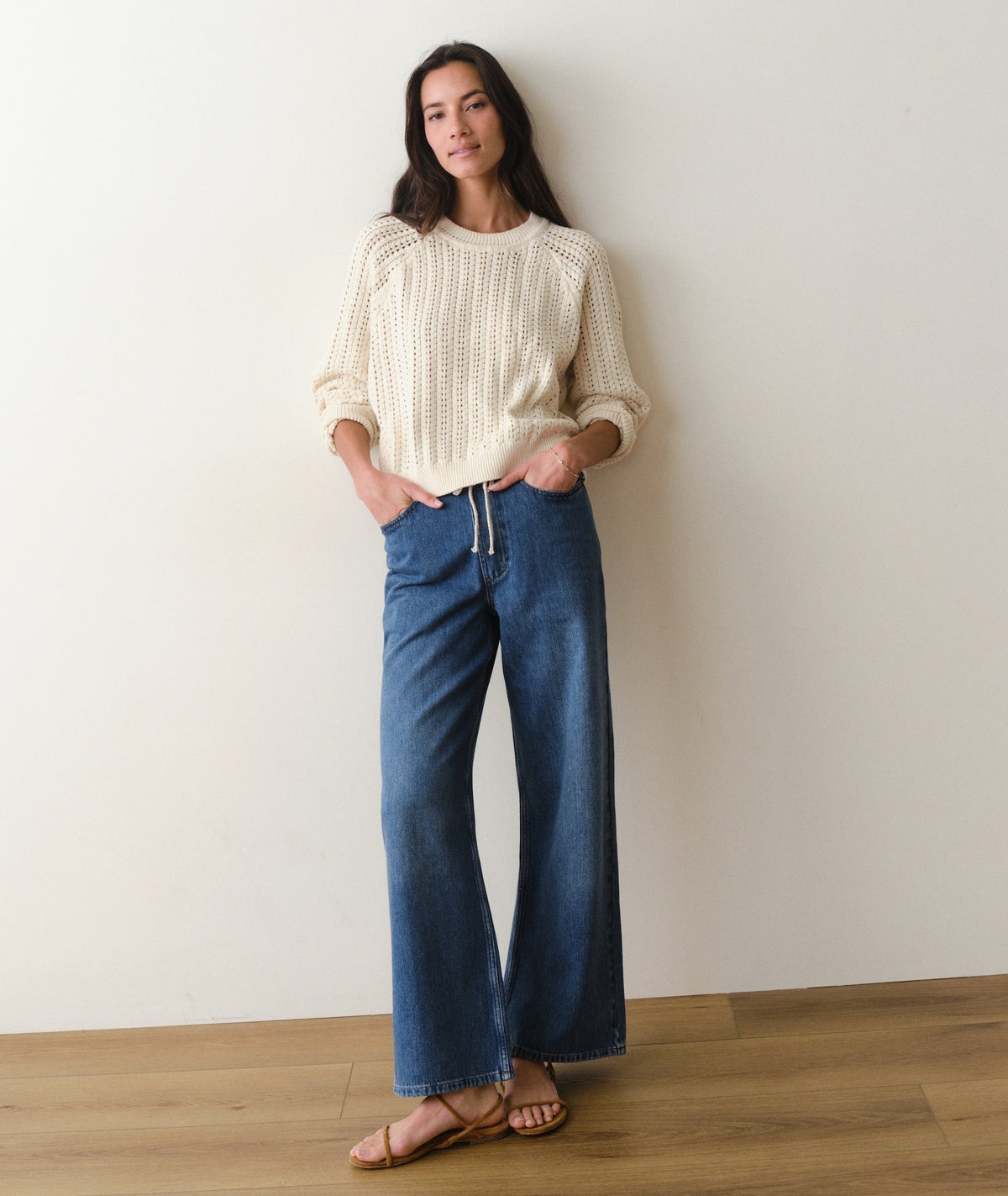 Mina Pointelle Sweater