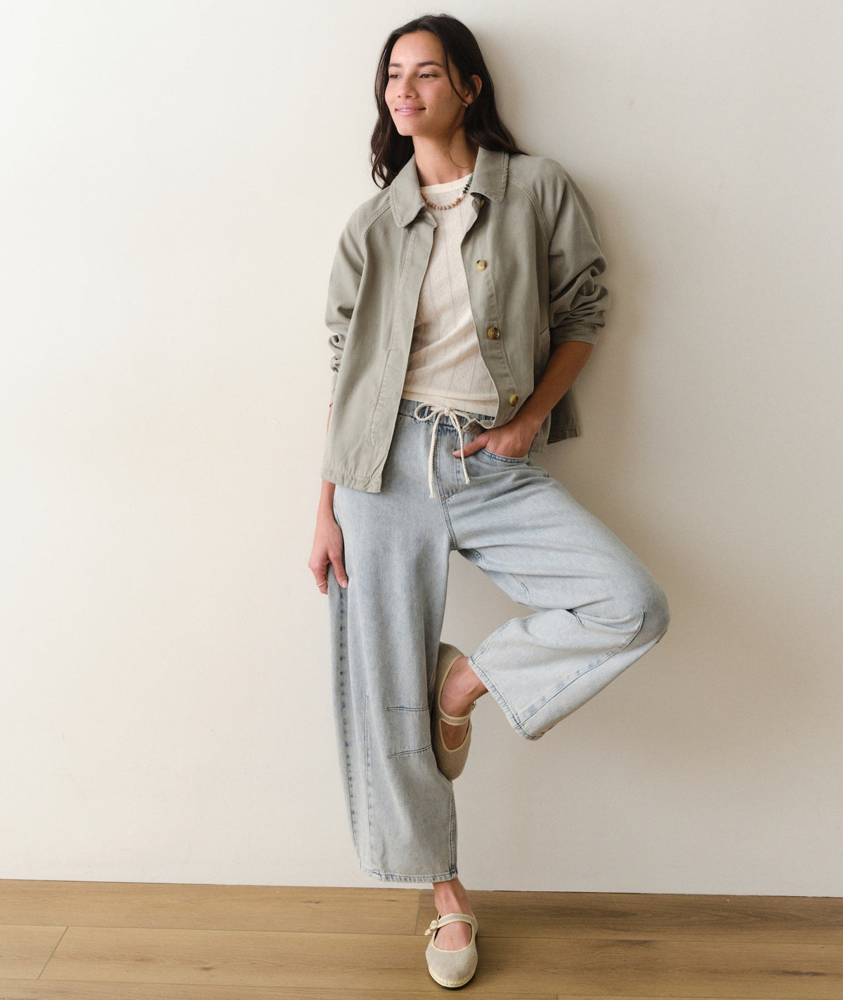 Olivia Cropped Trench