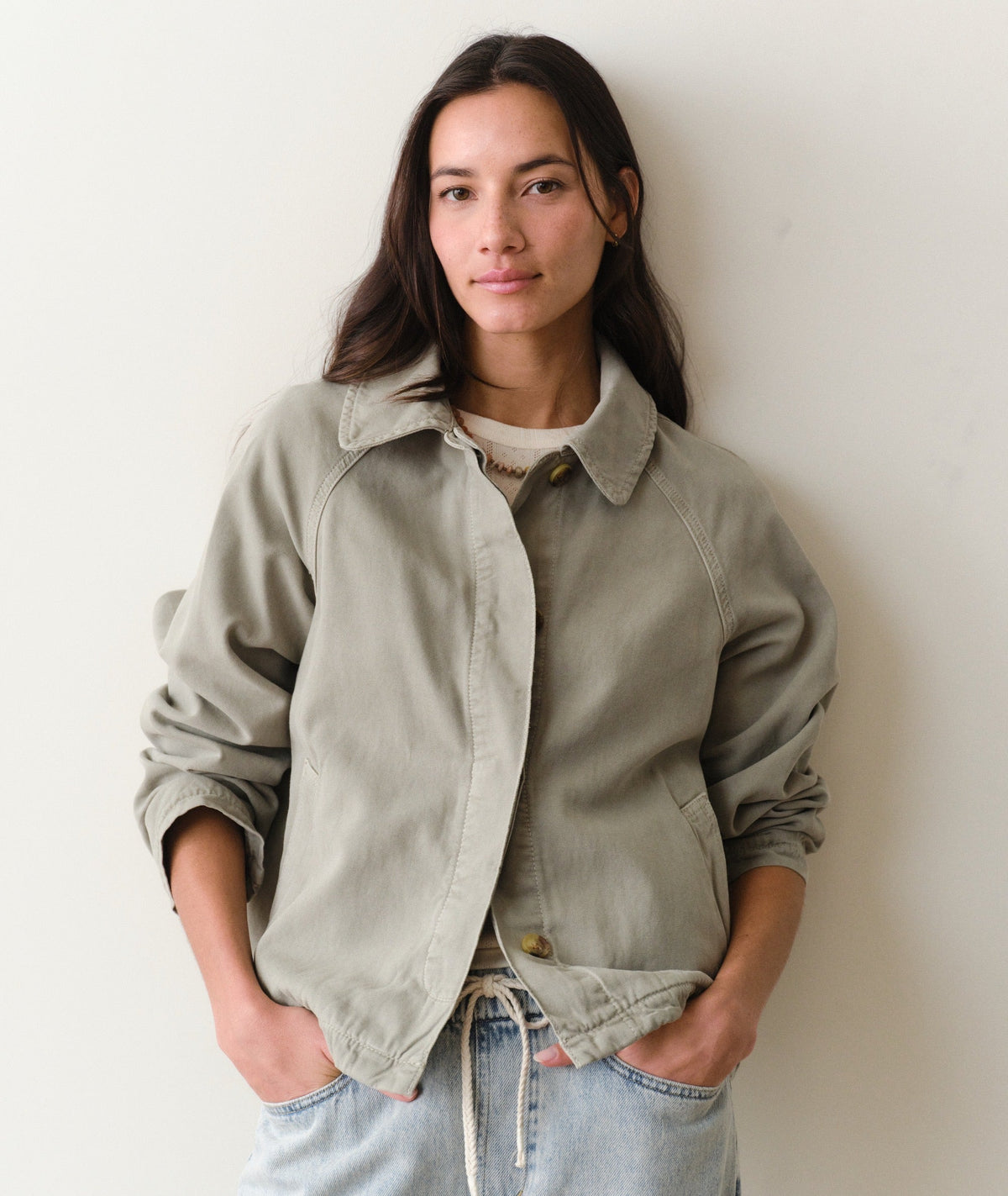 Olivia Cropped Trench