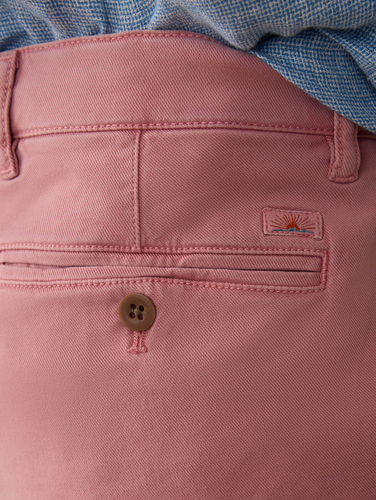 Coastline Chino Short (7") - Faded Flag