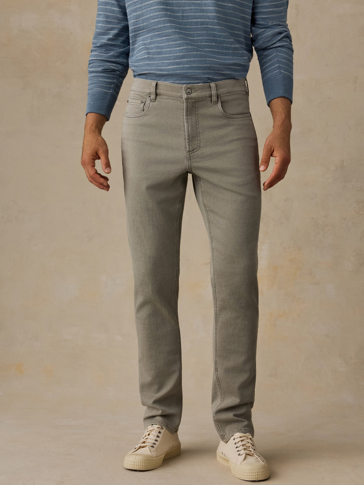 Stretch Terry 5-Pocket Pant - Coastal Sage