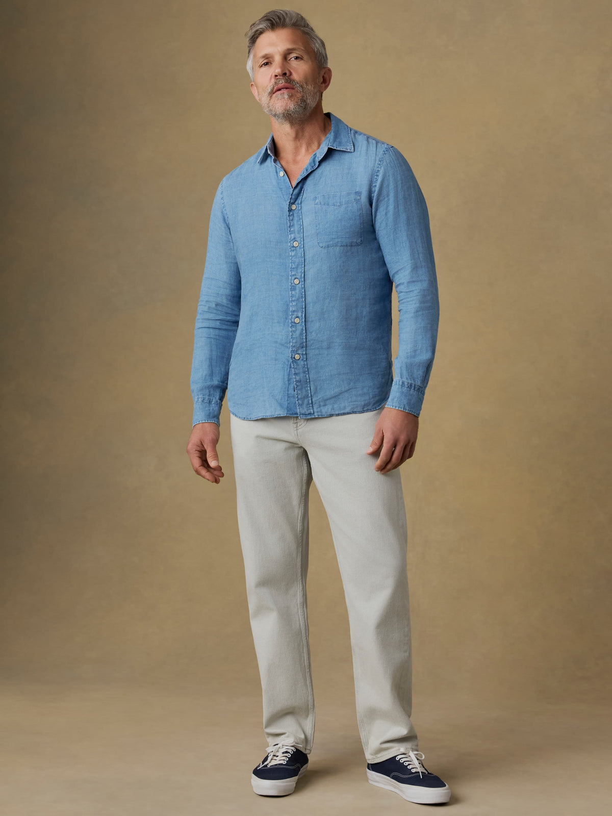 Organic Cotton Denim - Birch