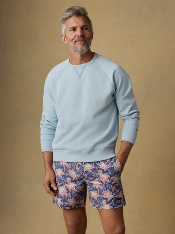 High Standard Fleece Crewneck - Blue Brook