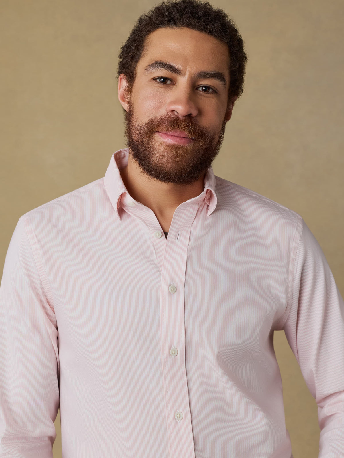 The Movement Shirt - Faded Rose Stripe