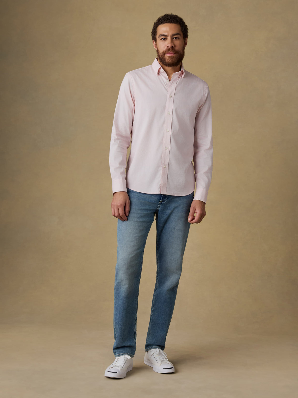 The Movement Shirt - Faded Rose Stripe