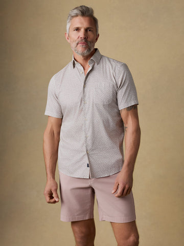 Short-Sleeve Movement Monterey Shirt - Wood Sunray Block