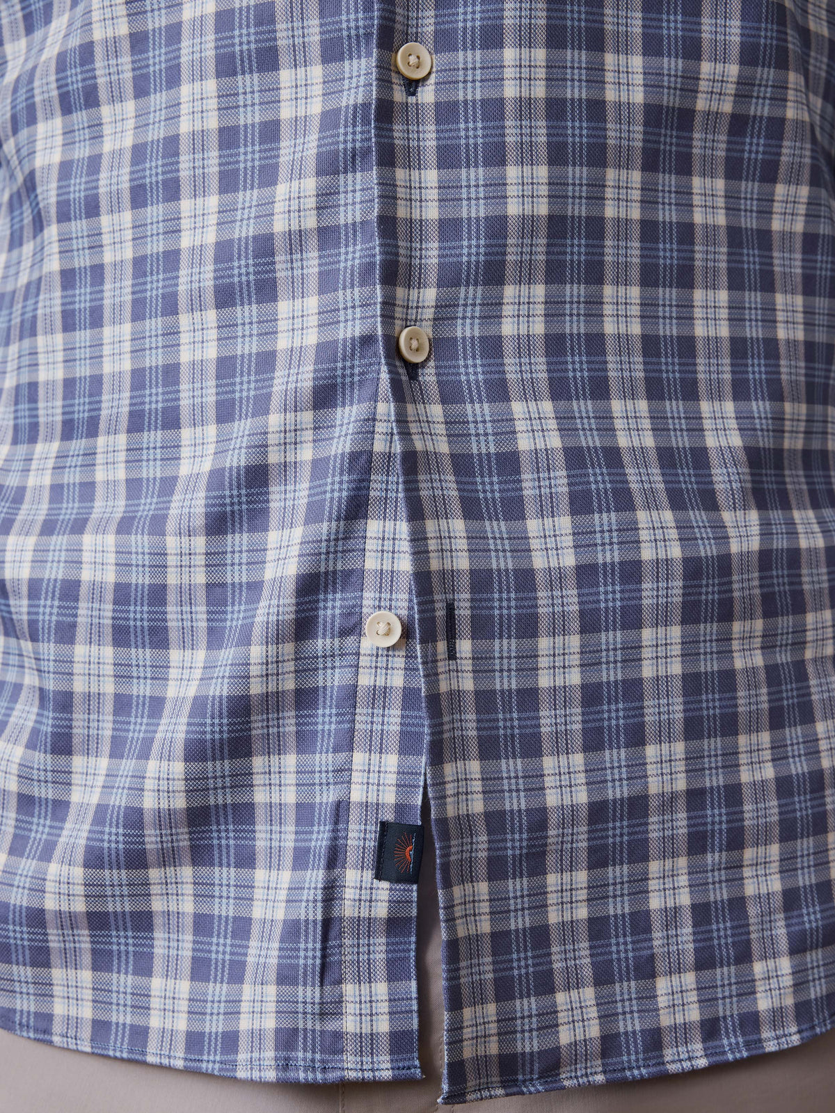 Movement Monterey Shirt - Blue Isle Plaid
