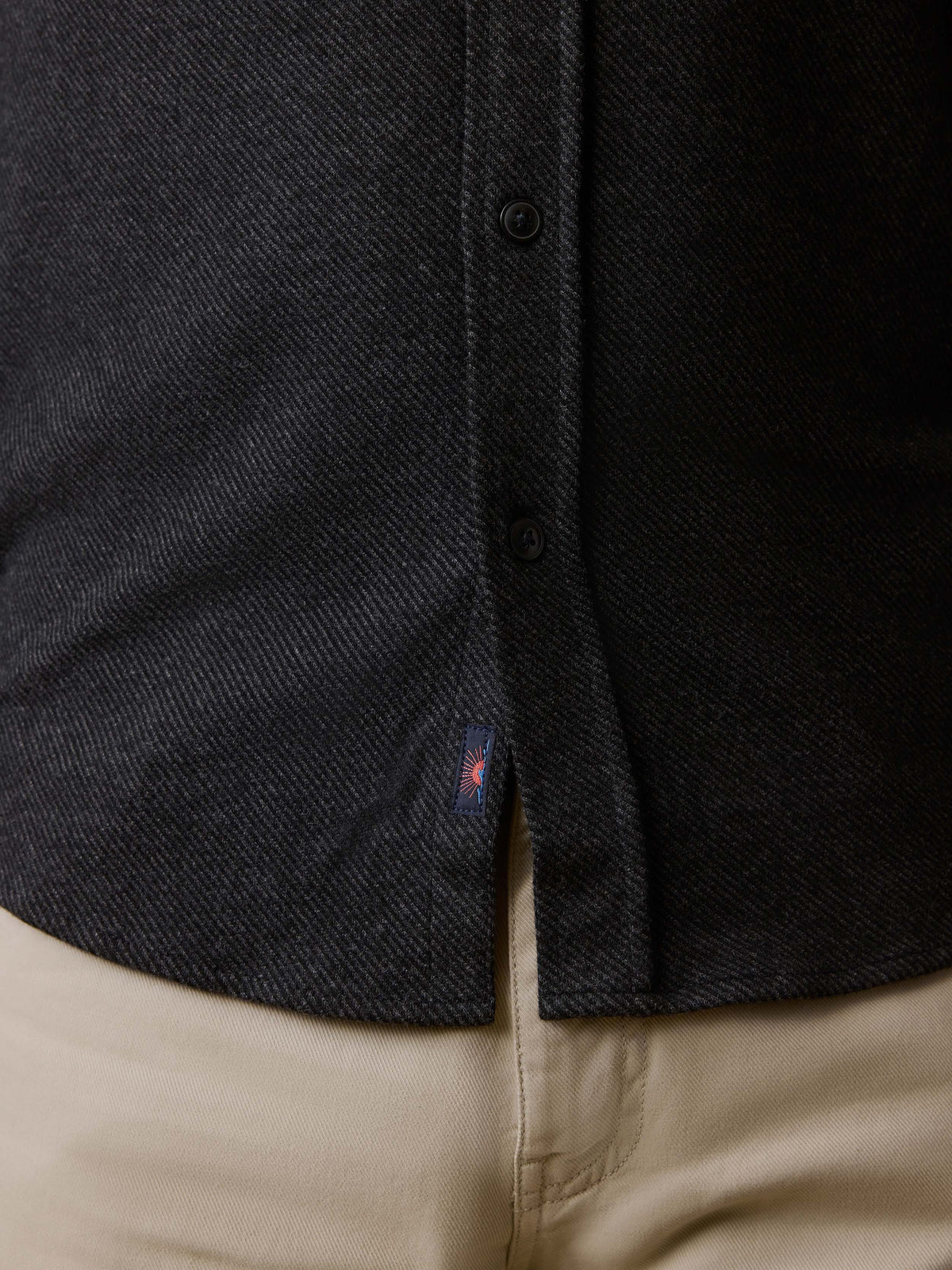 Legend Sweater Shirt - Heathered Black Twill