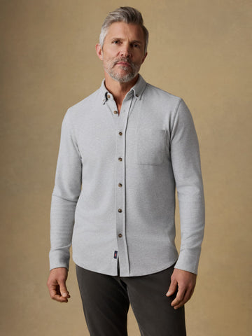 Legend Sweater Shirt (Single Pocket) - Light Heather Grey