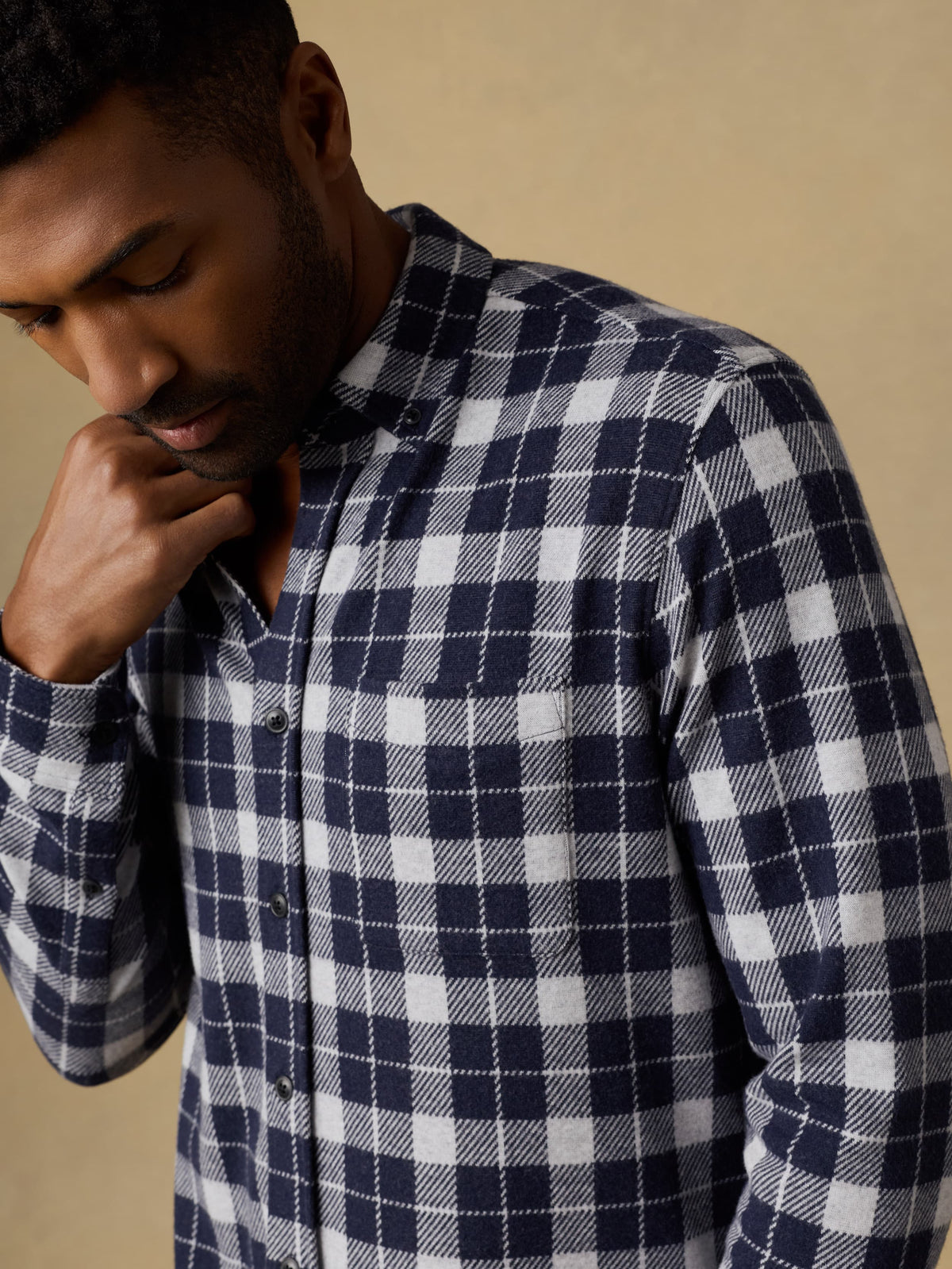 Legend Sweater Shirt (Single Pocket) - Midnight Lake Plaid
