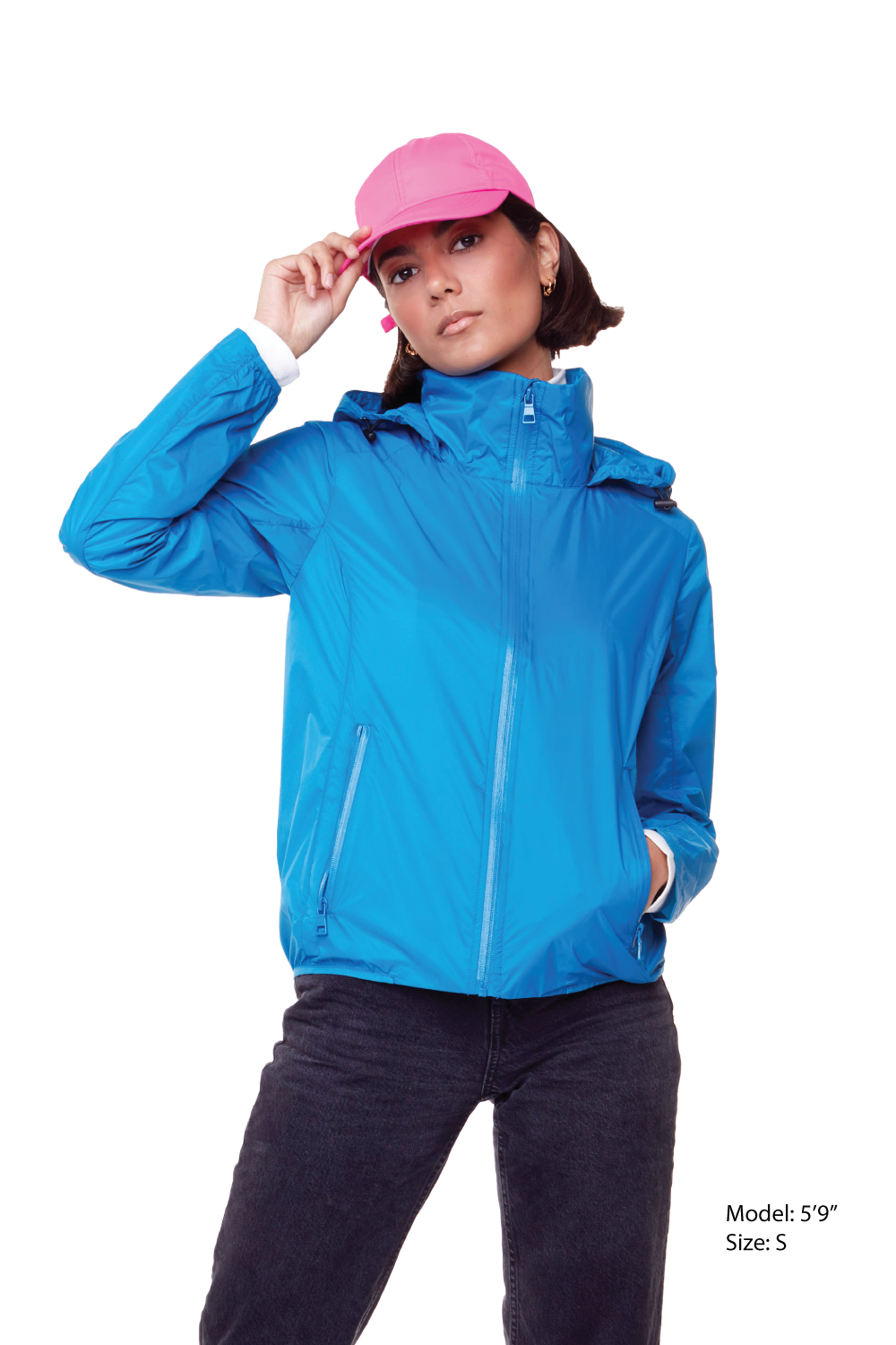 PELLY | WOMEN'S (RECYCLED) ULTRALIGHT WINDSHELL JACKET, BLUE