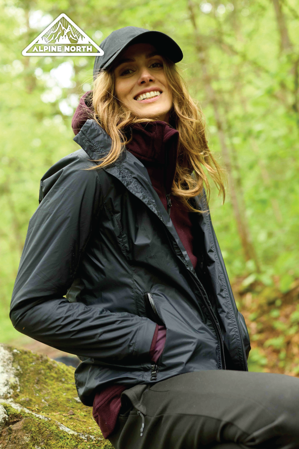PELLY | WOMEN'S (RECYCLED) ULTRALIGHT WINDSHELL JACKET, BLUE