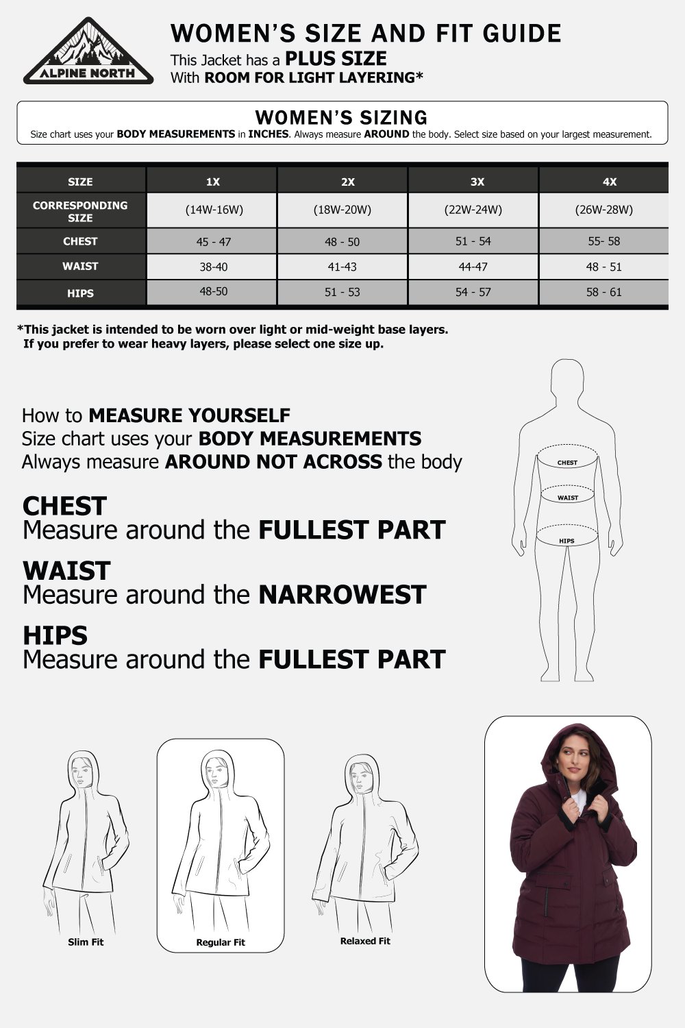 KOOTNEY PLUS | WOMEN'S VEGAN DOWN (RECYCLED) MID-LENGTH PARKA, GRAPE (PLUS SIZE)
