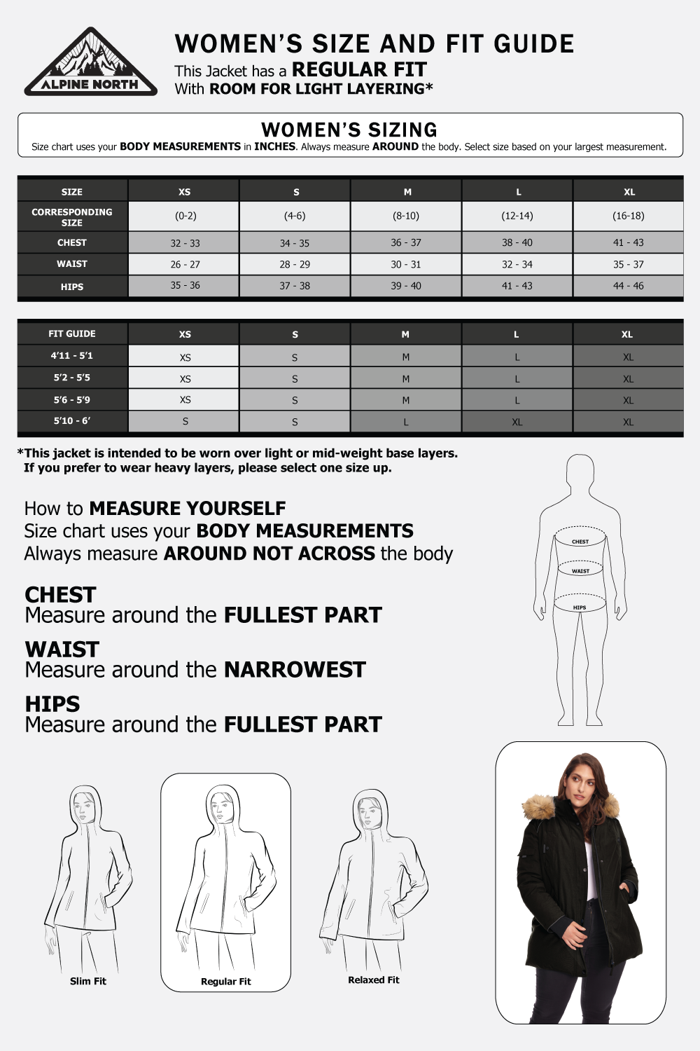 GLACIER PLUS | WOMEN'S VEGAN DOWN (RECYCLED) PARKA, BLACK (PLUS SIZE)