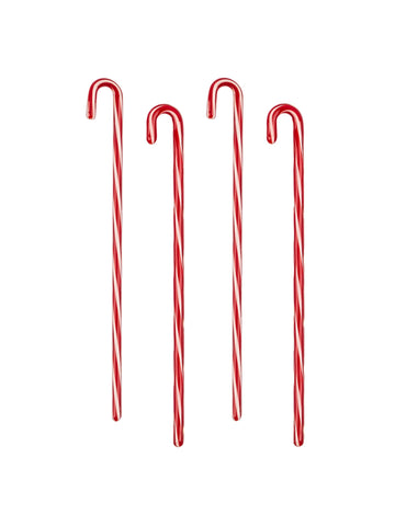 Vintage Retro Candy Cane Swizzle Sticks
