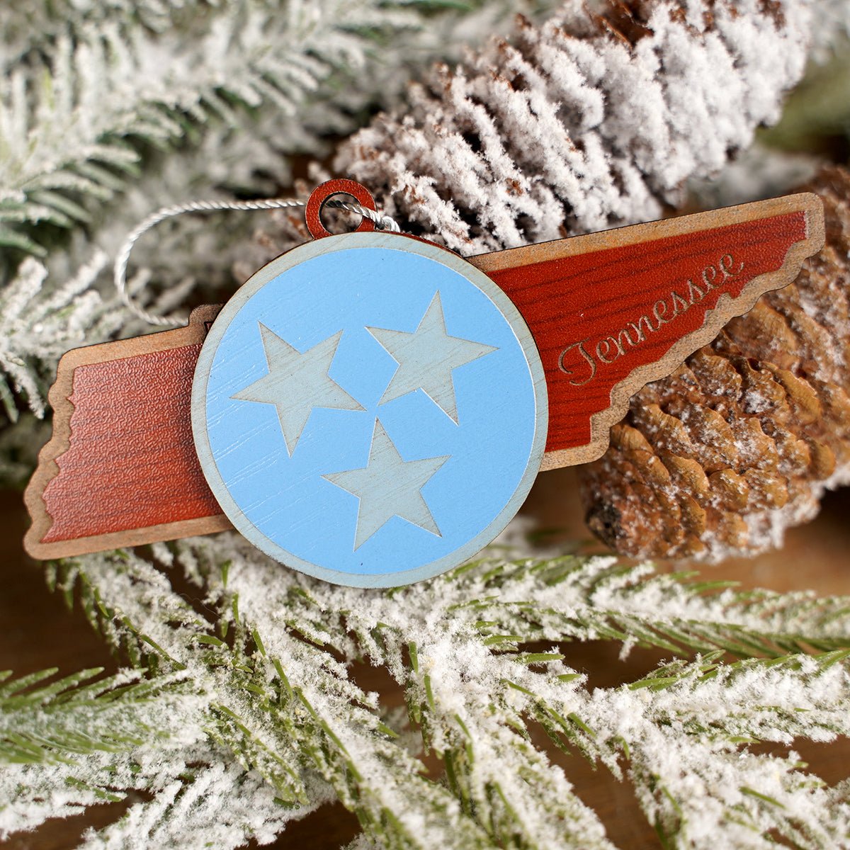 Tri Star State Ornament